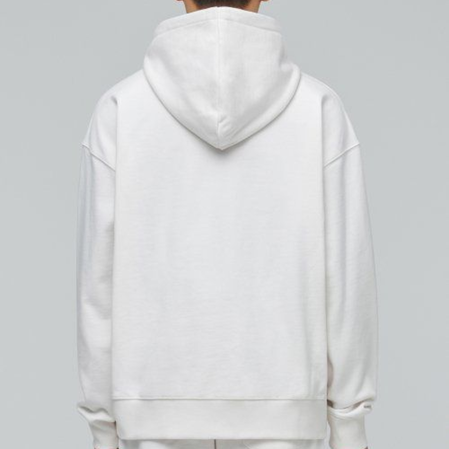 Musinsa Standard Heavyweight Oversized Hooded Sweatshirt – Cream