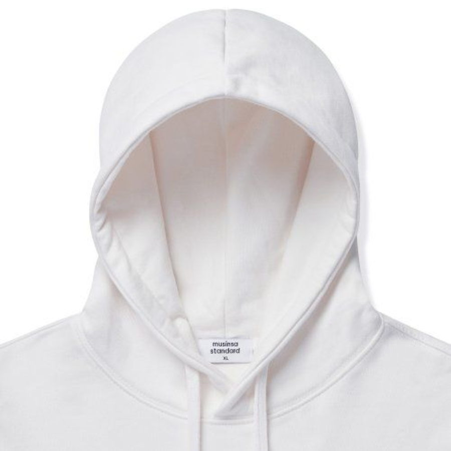 Musinsa Standard Heavyweight Oversized Hooded Sweatshirt – Cream