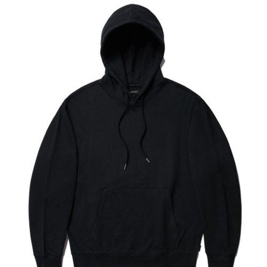 Melange Master Oversized Hooded Sweatshirt – Black