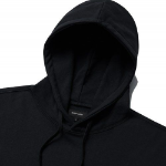 Melange Master Oversized Hooded Sweatshirt – Black