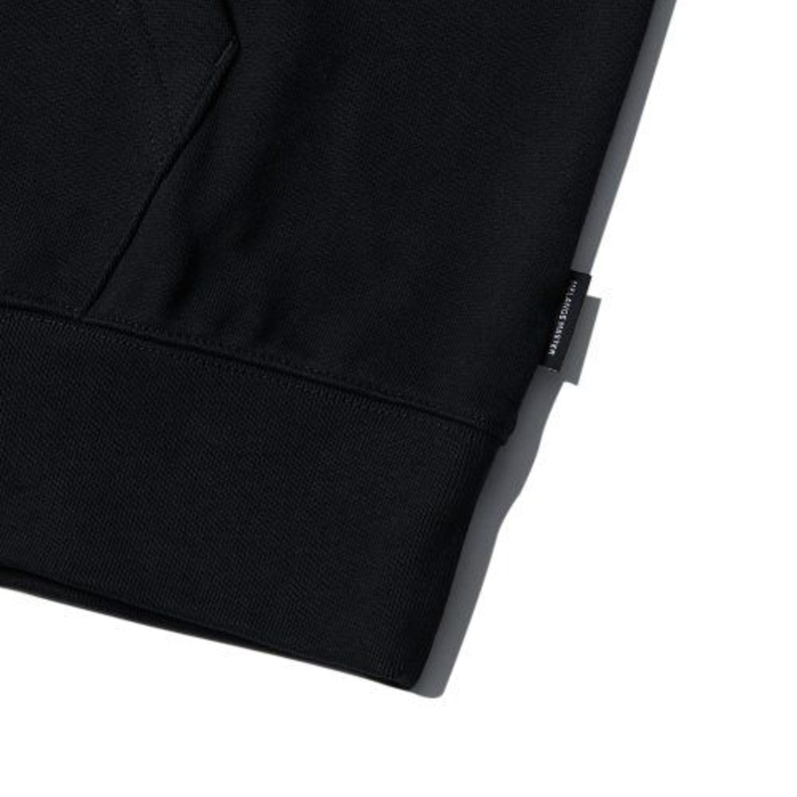 Melange Master Oversized Hooded Sweatshirt – Black