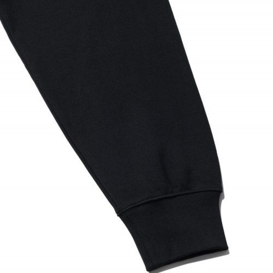 Melange Master Oversized Hooded Sweatshirt – Black