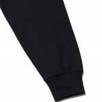 Melange Master Oversized Hooded Sweatshirt – Black