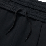 Double Knit One-Tuck Wide Sweat Shorts [Black]