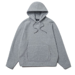 Melange Master Oversized Fleece Hooded Sweatshirt – Grey
