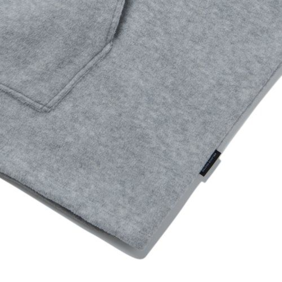 Melange Master Oversized Fleece Hooded Sweatshirt – Grey