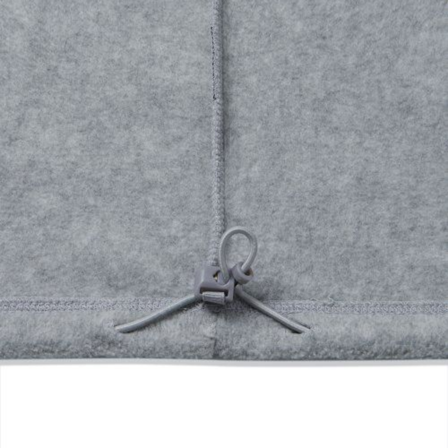 Melange Master Oversized Fleece Hooded Sweatshirt – Grey