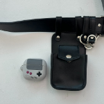 Layered Multi-Pocket Leather Belt — функциональный ремень с несколькими карманами в стиле utility