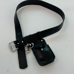 Layered Multi-Pocket Leather Belt — функциональный ремень с несколькими карманами в стиле utility