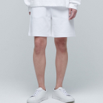 Flat Terry Sweat Shorts [White]
