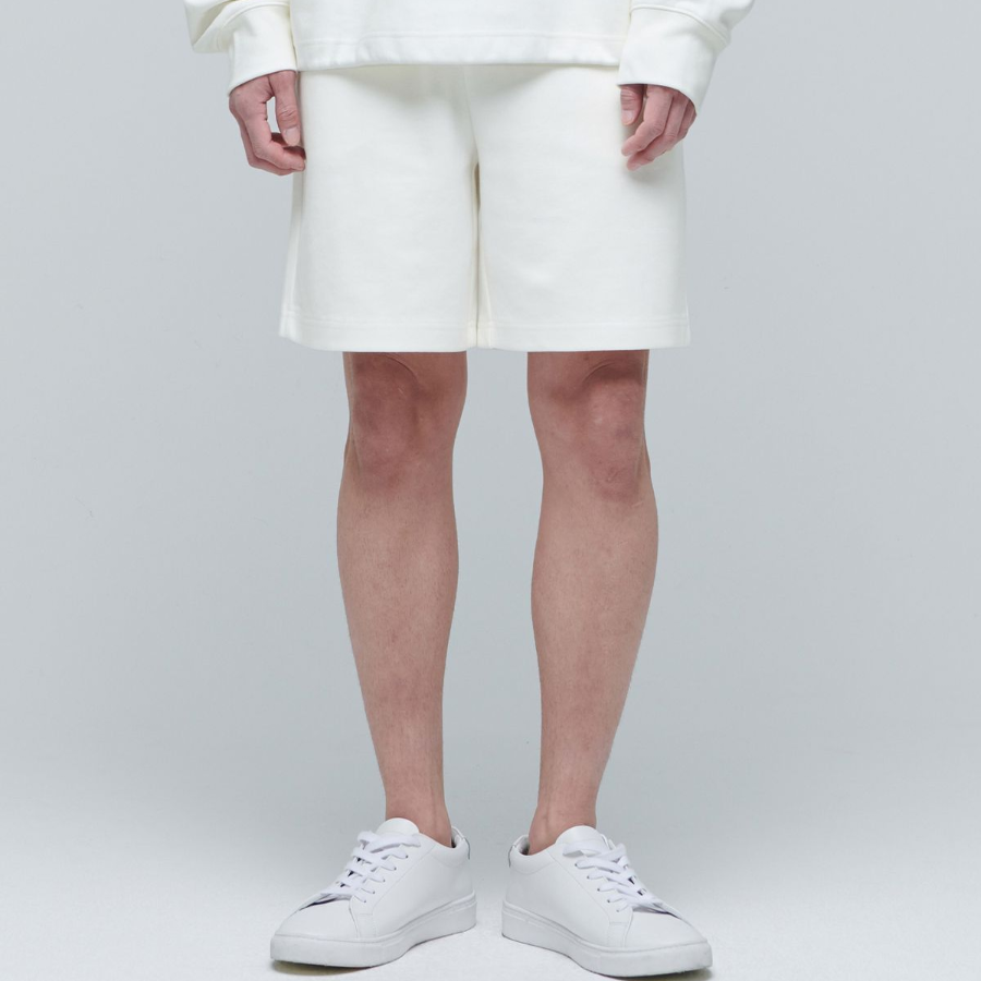 Flat Terry Sweat Shorts [Cream]