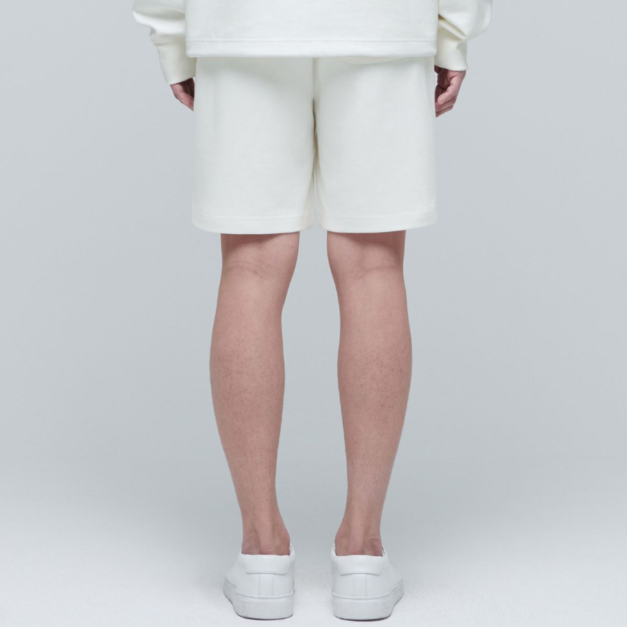 Flat Terry Sweat Shorts [Cream]