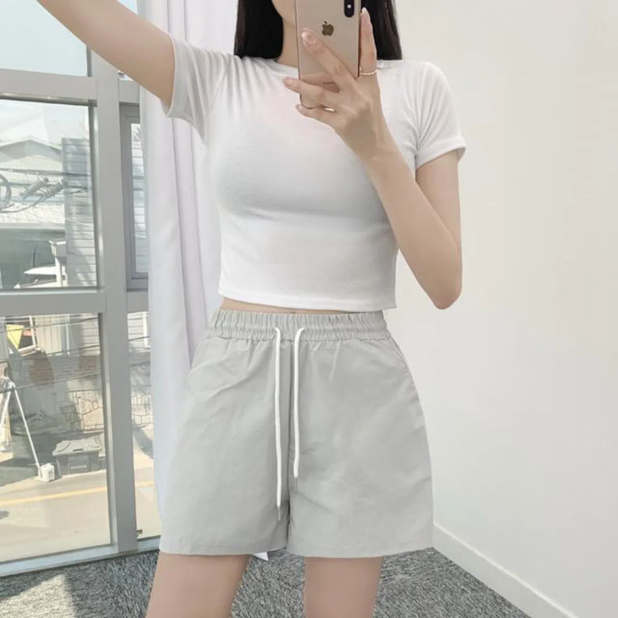 Охлаждающие нейлоновые шорты с эластичным поясом