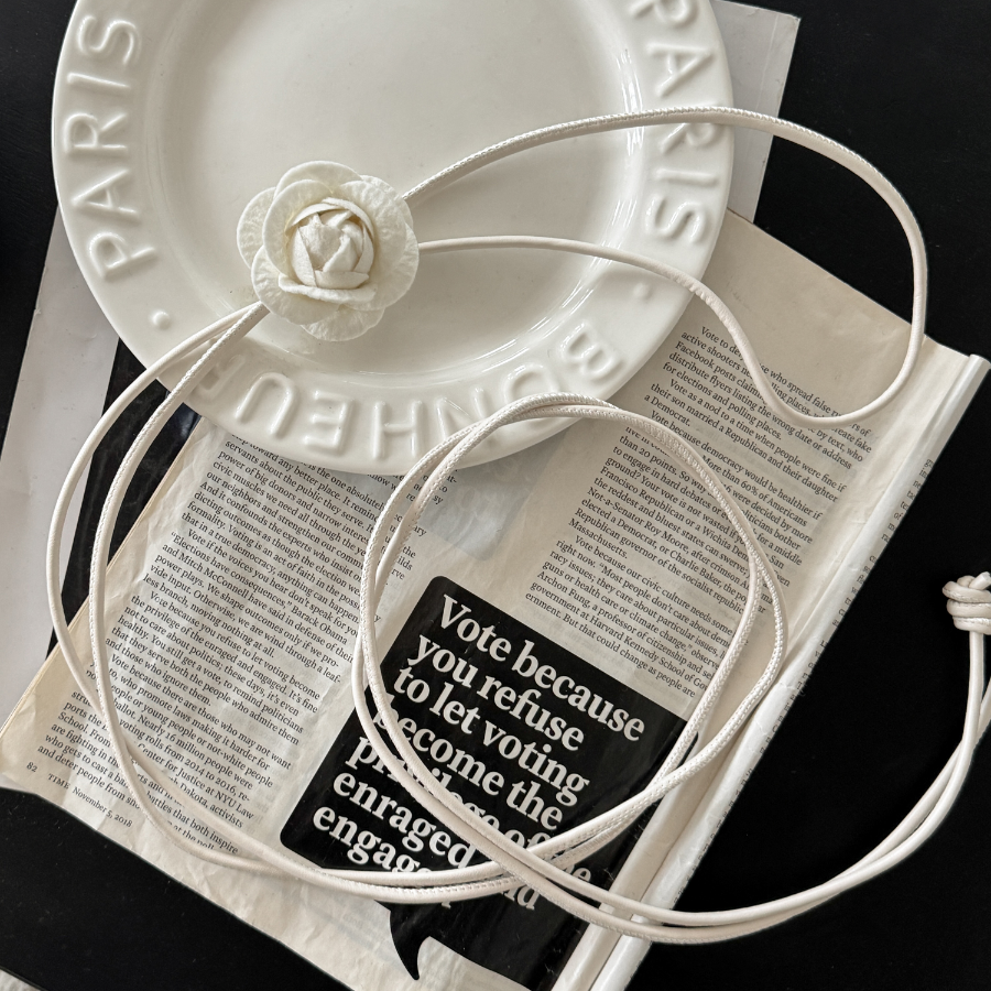 Rozni Slim Leather Rope Belt — кожаный ремень-шнур с узлом в минималистичном стиле