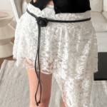 Rozni Slim Leather Rope Belt — кожаный ремень-шнур с узлом в минималистичном стиле