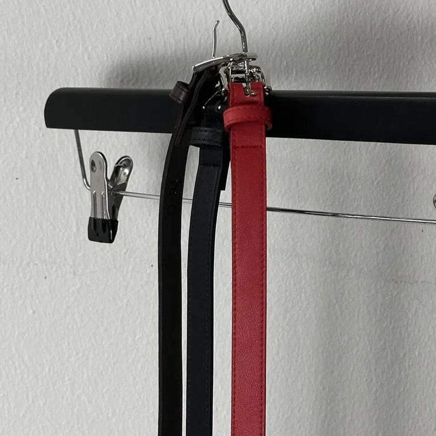 Vintage Slim Mini Belt — винтажный тонкий ремень, изготовленный в Корее