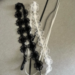 Lace Flower Embroidery Belt — кружевной пояс с вышивкой и лентами