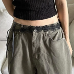 Lace Flower Embroidery Belt — кружевной пояс с вышивкой и лентами