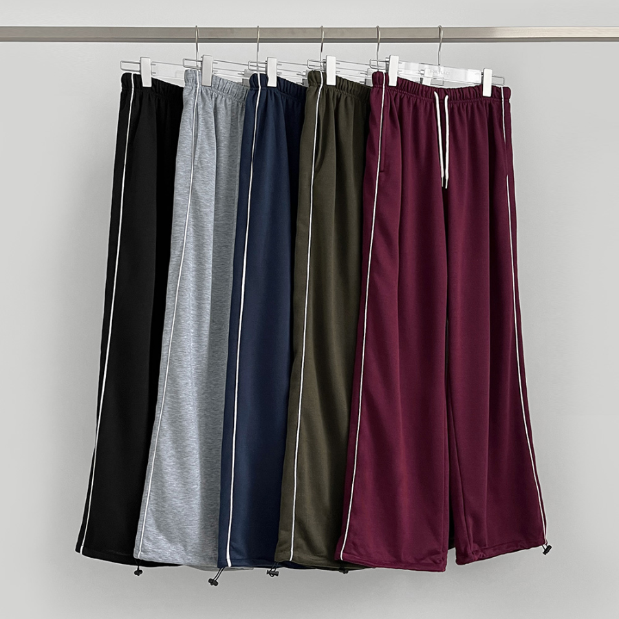 Широкие тренировочные брюки Jogger с двухсторонними полосками по бокам