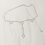 Dear Darling — пояс с подвесками в виде сердечек и кубическим цирконием