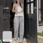 Шуршащие карго-брюки Fever с накладными карманами