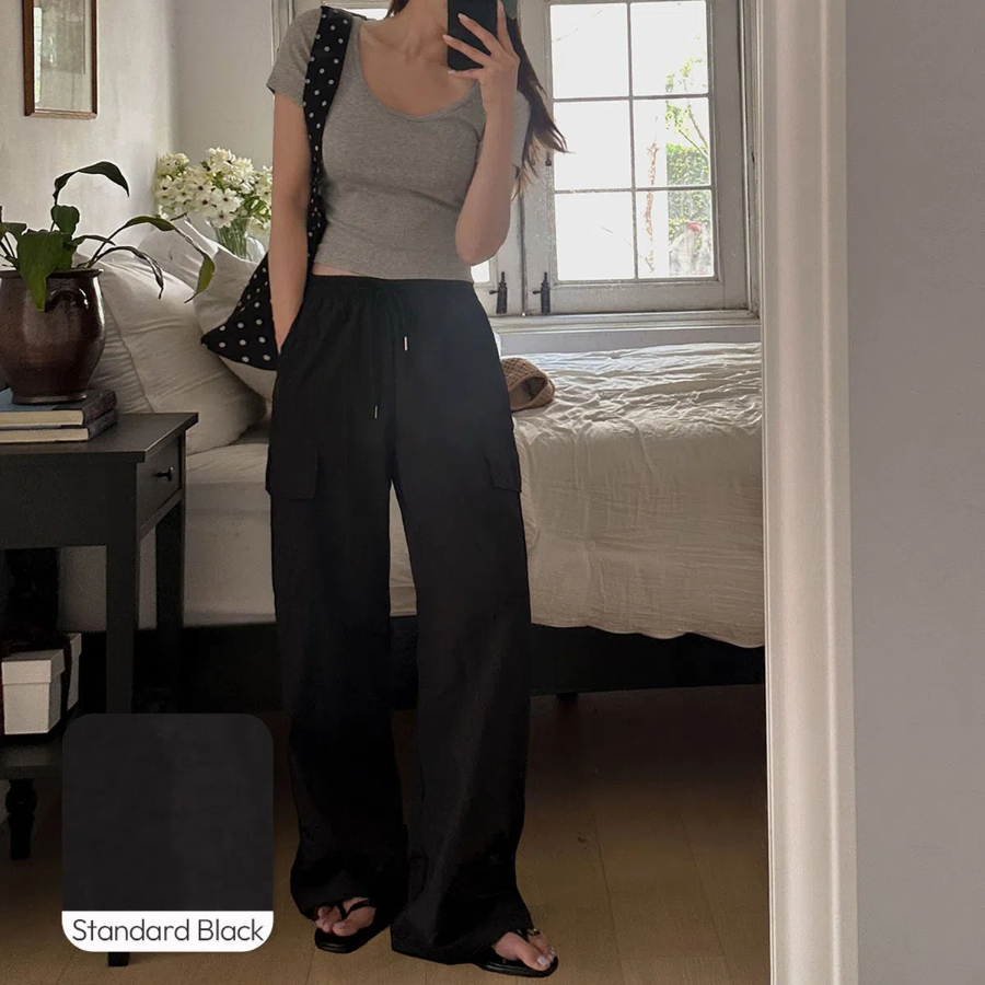 Шуршащие карго-брюки Fever с накладными карманами