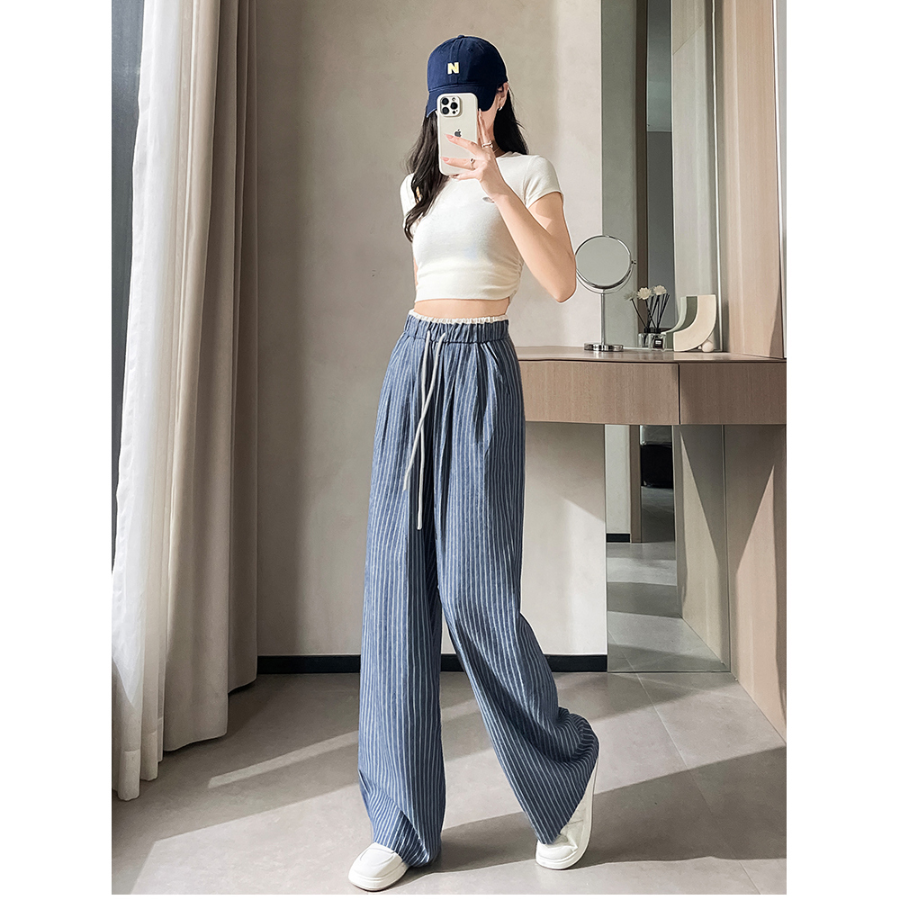 Повседневные брюки с эластичным поясом