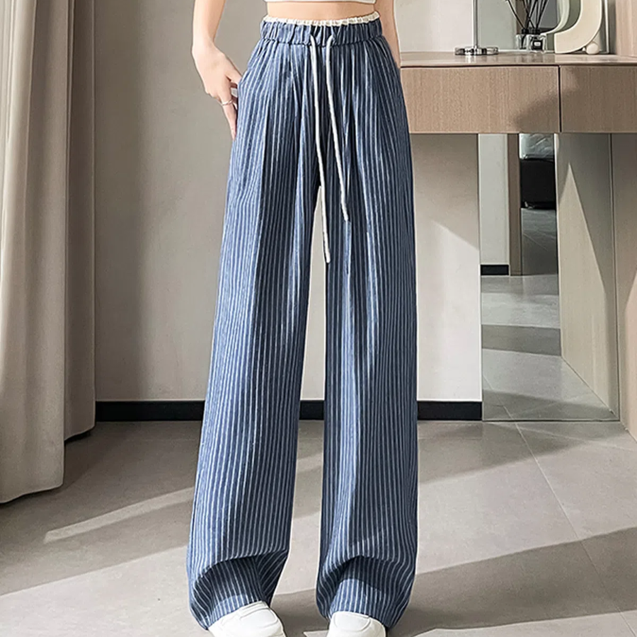 Повседневные брюки с эластичным поясом