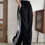 Тренировочные брюки Lace Track 4 из 100% хлопка с эластичным поясом