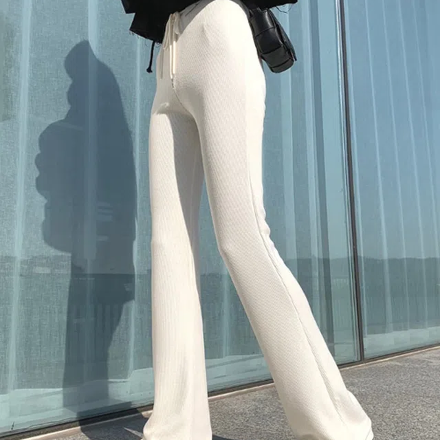 Фирменные тренировочные брюки Line-Up в стиле slim-fit с расклешением