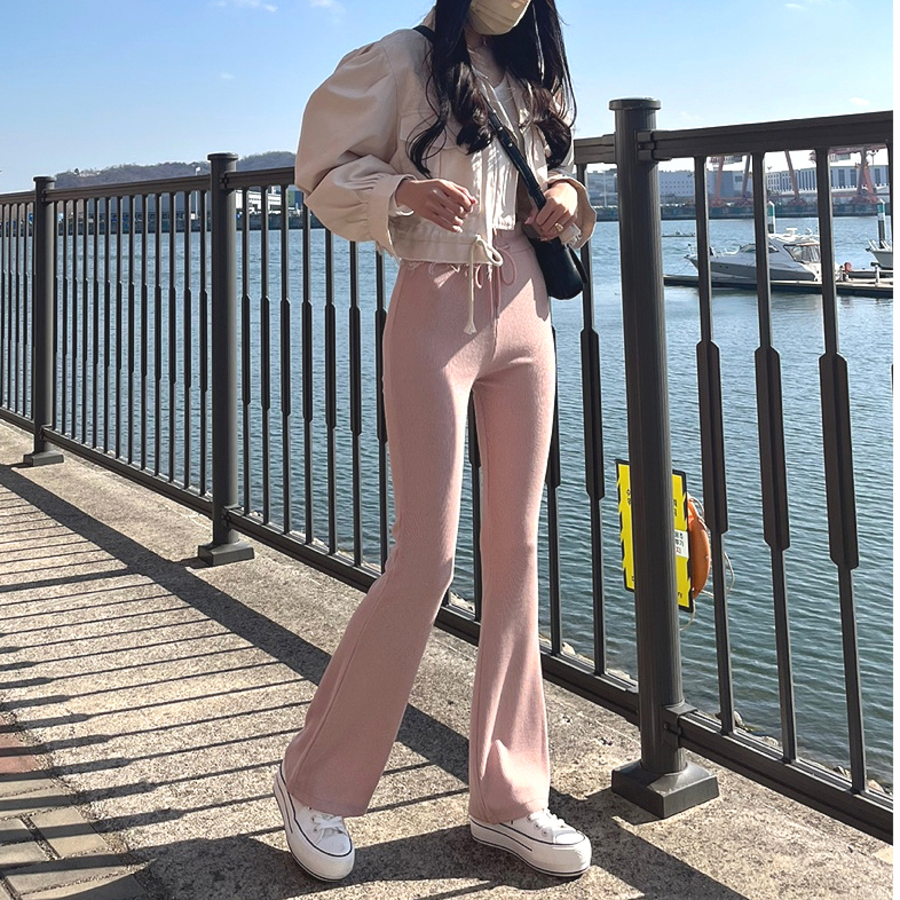 Фирменные тренировочные брюки Line-Up в стиле slim-fit с расклешением