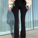 Фирменные тренировочные брюки Line-Up в стиле slim-fit с расклешением