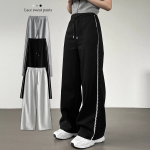 Широкие тренировочные брюки с кружевной боковой линией