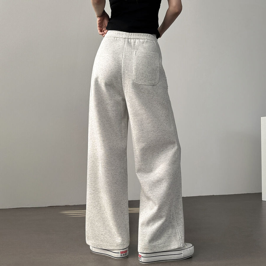 Широкие тренировочные брюки с кружевной боковой линией