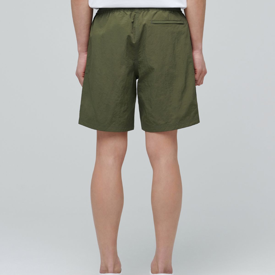 Nylon Banding Shorts 7.5" [Olive Green]