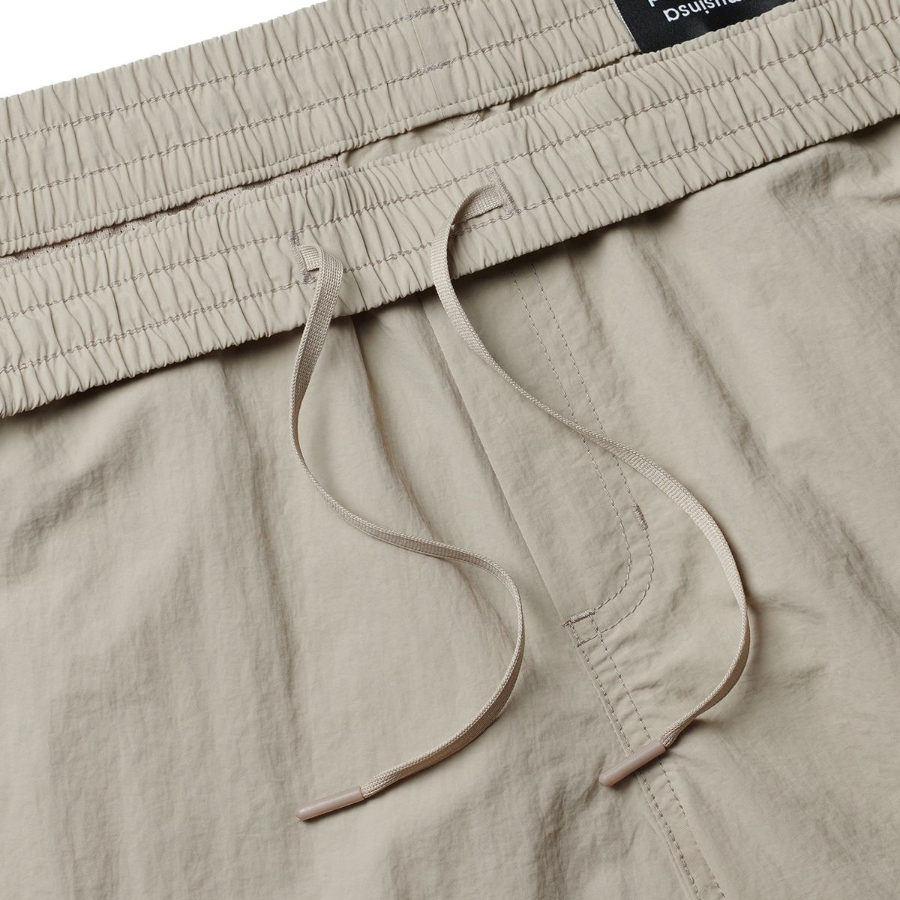 Nylon Banding Shorts 7.5" [Light Beige]