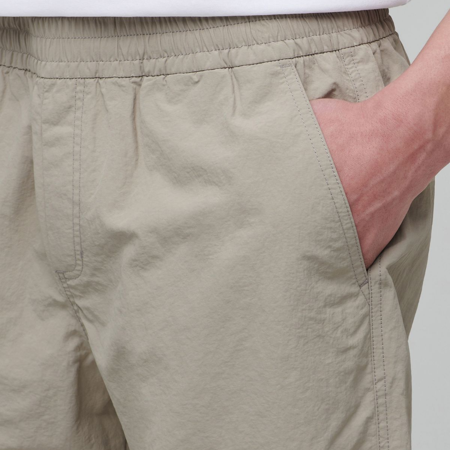 Nylon Banding Shorts 7.5" [Light Beige]