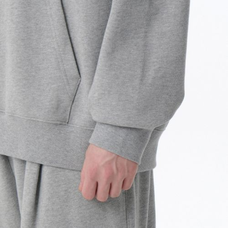 Musinsa Standard Oversized Two-Tone Hooded Sweatshirt – Grey