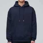Musinsa Standard Brushed Hooded Sweatshirt – Navy