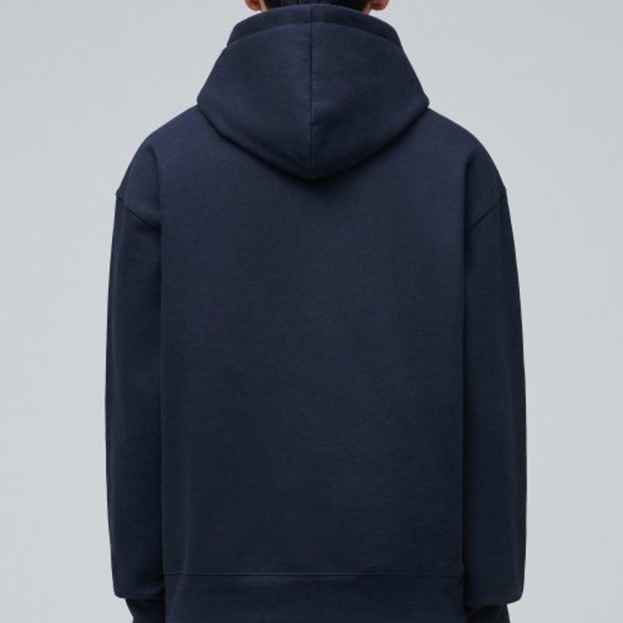 Musinsa Standard Brushed Hooded Sweatshirt – Navy