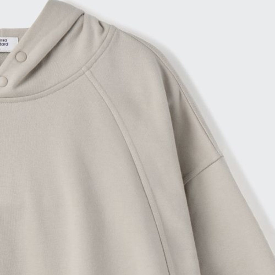 Musinsa Standard City Leisure Oversized Hooded Sweatshirt – Cream