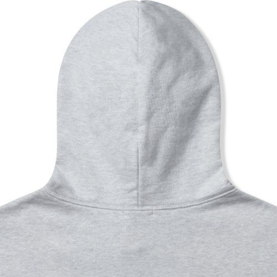 Musinsa Standard Heavyweight Oversize Hooded Sweatshirt Melange Light Grey