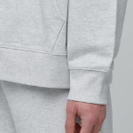 Musinsa Standard Heavyweight Oversize Hooded Sweatshirt Melange Light Grey