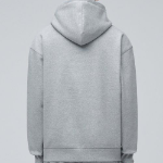 Musinsa Standard Fleece Hooded Sweatshirt Medium Grey