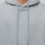 Musinsa Standard Fleece Hooded Sweatshirt Medium Grey