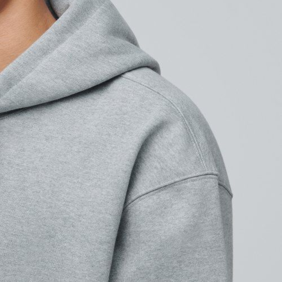 Musinsa Standard Fleece Hooded Sweatshirt Medium Grey