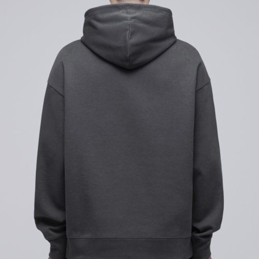 Musinsa Standard Flat Terry Oversize Hooded Sweatshirt Gunmetal