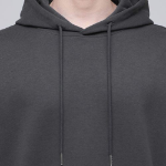 Musinsa Standard Flat Terry Oversize Hooded Sweatshirt Gunmetal