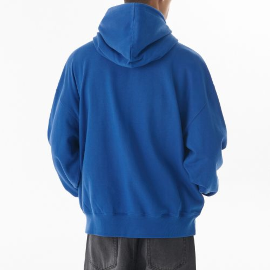 Musinsa Standard Loose Balloon Hooded Sweatshirt Blue