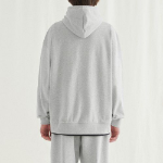 Musinsa Standard Oversize Hooded Sweatshirt Melange Light Grey